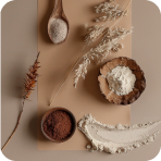 玄米、オートミールなどの全粒穀物