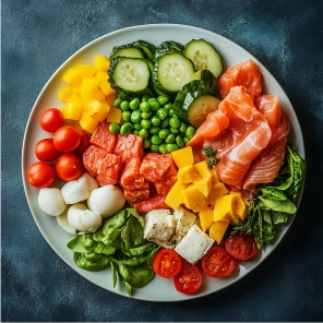 旬な野菜と良質なタンパク質