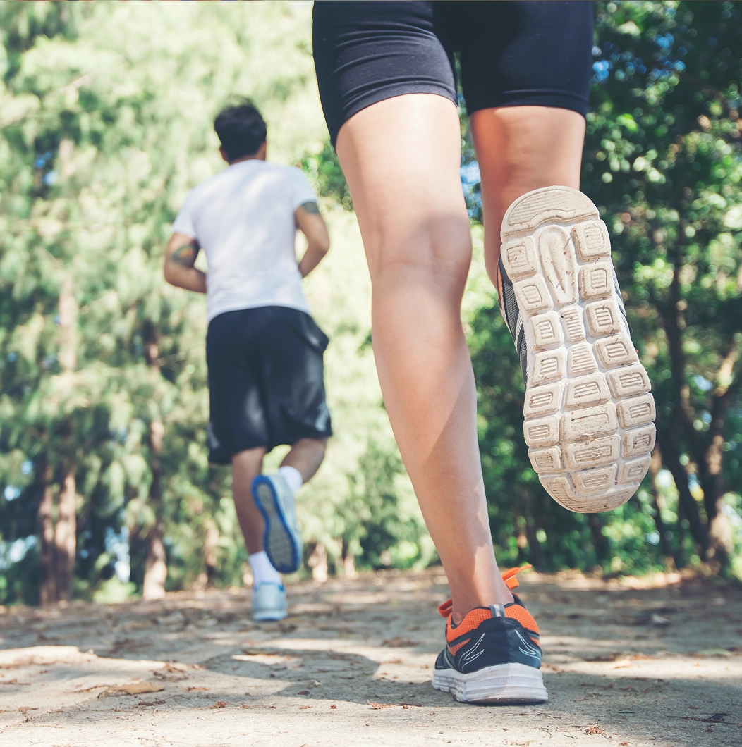 ランニングをしている人